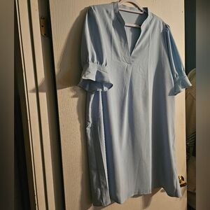 Soft Baby Blue Summer Dress NWOT